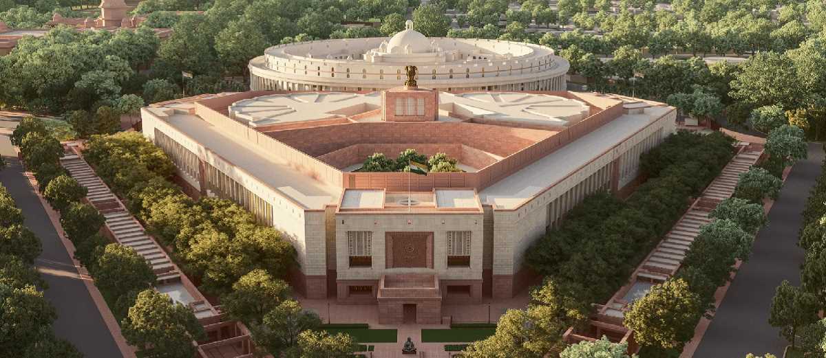 संसद भवन की छत टपकने की खबर निराधार : लोकसभा सचिवालय